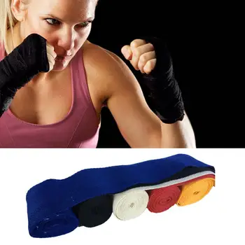 100PCS бокс ръка обвива памук бокс бинтове вътрешни ръкавици с изключително широко затваряне за мъже жени дете MMA Muay тайландски фитнес