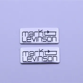 10pcs 35x15mm Марк Левинсън стерео високоговорител значка емблема стикер кола аксесоар за es ux nx300 rx е gs ls gx ct200t