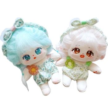 20CM Звездни дрехи за кукли Бебешки дрехи Шезлонги Сладки плюшени аксесоари за кукли Готини неща Kpop EXO Idol Dolls DIY Подаръчни играчки