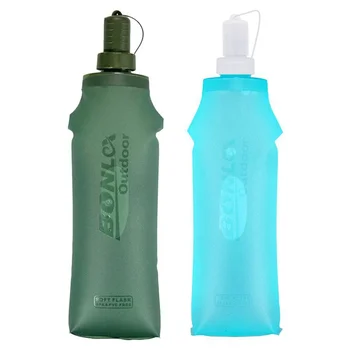 250ml бутилка за вода сгъваема мека бутилка спортна сгъваема напитка бягане къмпинг