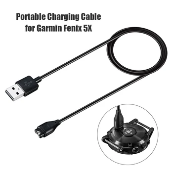 3.3ft USB кабел за зареждане за Garmin Fenix 6S 6X 6 5 Plus 5X Vivoactive 3 часовник изход късо съединение и защита от претоварване