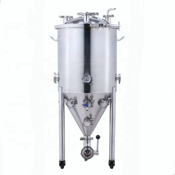30L 55L 75L ферментатор под налягане / оборудване за пивоварство на бира / резервоар за ферментация от неръждаема стомана / 304 SS коничен ферментатор