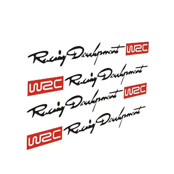 4Pcs Стикери за дръжка за кола WRC Rally Racing Stripe Car Decals Винил за Honda Civic 10-то поколение 4d Accord 7 Dio CRV Fit Jazz