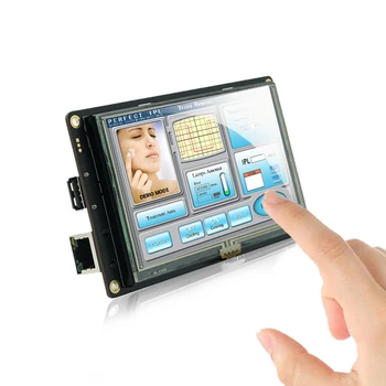 5 инчов HMI сериен TFT LCD дисплей с безплатен софтуер + Cortex A8 CPU + сензорен екран за промишлени Всеки MCU Arduino uno мега нано