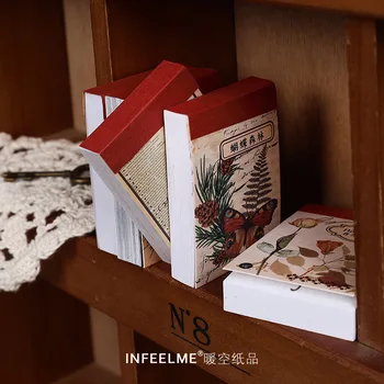 50sheets / пакет стикер книга ретро пеперуда декорация сладък DIY Scrapbook дневник стикер естетически корейски канцеларски материали