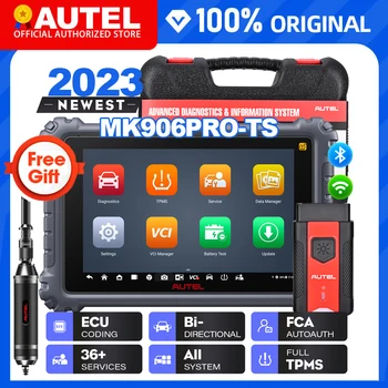 Autel MK906 Pro-TS автомобил Пълен TPMS диагностичен скенер инструмент Ключови инструменти за кодиране Надстройка MS906 Pro-TS MS906TS