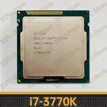 Core i7-3770K SR0PL 3.5GHz 4-ядра 8-нишки 8MB 77W LGA1155 процесор i7 3770K