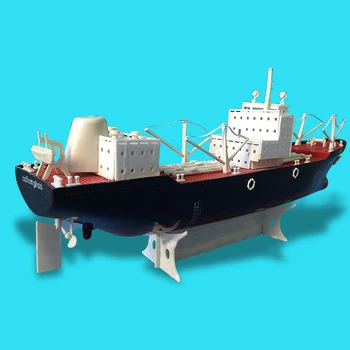 DIY милион тона петролен танкер Rainbow електрически монтаж модел комплекти кораб модел образователна играчка детски рожден ден подарък