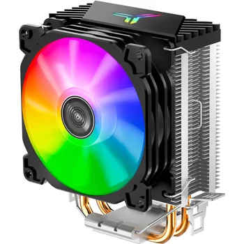 Jonsbo CR1200 CPU охладител 2 6mm топлинна тръба RGB 3Pin 90mm охлаждащ вентилатор за Intel / AMD