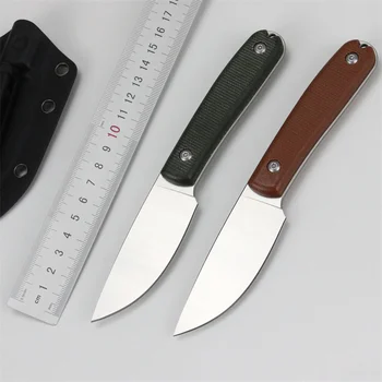 KESIWO GT0160 Къмпинг нож 14C28N Фиксирано острие Micarta дръжка тактически открит прав K обвивка EDC оцеляване нов ловен нож