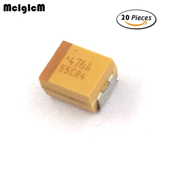 MCIGICM 20pcs B 3528 47uF 10V SMD танталов кондензатор