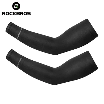 ROCKBROS Ice Fabric Running Arm Warmers UV Protect ръкави Баскетбол Къмпинг Езда на открито Спортно облекло Защитна екипировка