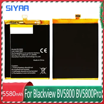 SIYAA BV5800 батерия за Blackview BV5800 Pro с висок капацитет 5000mAh подмяна Mobiel телефон Bateria Retail Package + Безплатни инструменти