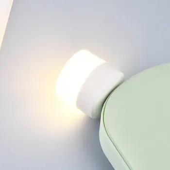 ZK50 10pcs USB нощна светлина топла светлина преносима мини спалня защита на очите LED настроение светлина аварийна светлина