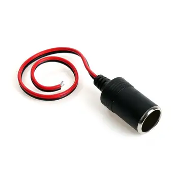 Автомобилна запалка зарядно кабел женски гнездо щепсел DC 12-24V 10A висококачествен конектор адаптер кола цигарен кабел