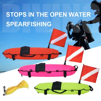 Водоустойчив подводен риболов гмуркане водолаз видимост сигнал плувка шамандура с флаг гмуркане безопасност маркер маркиране оборудване