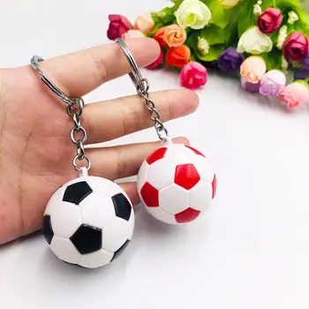 Издръжлив футболен ключодържател за многократна употреба декоративни унисекс футбол ключодържател чанта украшение