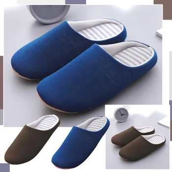 Мъжки зимни чехли Hyoma платформа памук против хлъзгане топло Начало Дъждобрани chaussure homme тапочки для дома обувки мъже #40