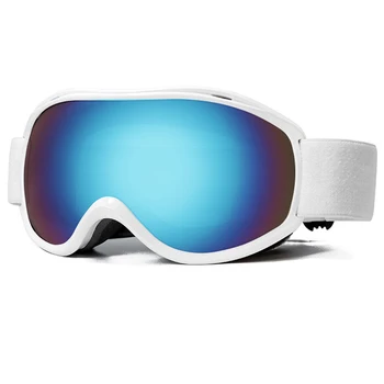 Нови ски очила обектив за анти-мъгла UV400 големи сферични ски очила сняг очила очила очила лещи подмяна (само обектив)