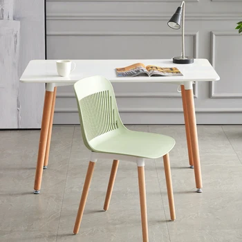 Пластмасови луксозни столове за хранене Nordic Hotel Designer Трапезни столове Всекидневна кухня Sedie Sala da Pranzo Интериорна декорация