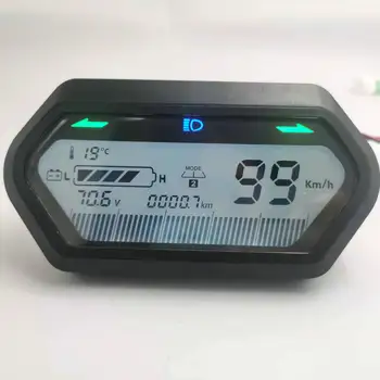 Скоростомер светлина / ODO / индикатор за нивото на батерията LCD дисплей 48v60v72v84v96v за електрически скутер габарит велосипед триколка табло