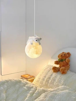 спалня нощен полилей модерен прост детска стая нощна светлина кибер популярен нощен полилей за момчета и момичета