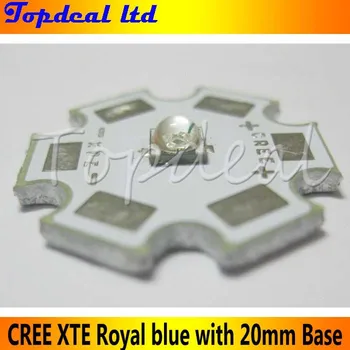  Топ висока мощност XTE XT-E LED 5W Royal Blue 450-460nm LED чип емитер с 20 мм звезда база 10pcs