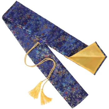 Чанта за мечове Копринени мечове Японски калъф за носене на катана Китайски Тайчи Дълъг държач за съхранение на торбичка Организатор на платно Уакизаши Самурай