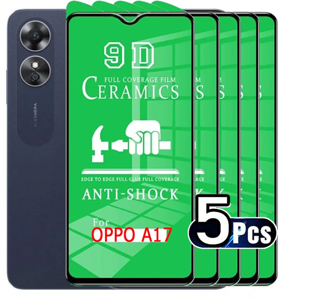 5Pcs HD мек керамичен филм за Oppo A17 A15 A54 A74 A15S A16K A94 A95 A73 4G 5G A5 A9 2020 A31 A91 A52 A92 A72 Протектор за екран