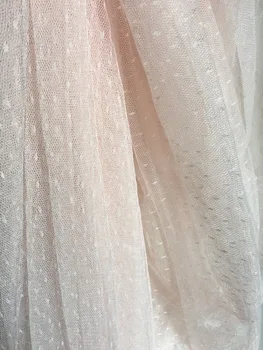 160см ширина 2метра/партида бледо розово бебе розов мрежест плат марля тюл за сватбена рокля пола блуза завеса комари палатка мрежа