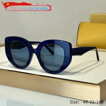 ацетат мода класически ретро слънчеви очила марка дизайнер мъже жени личност луксозни слънчеви очила за шофиране на открито UV400