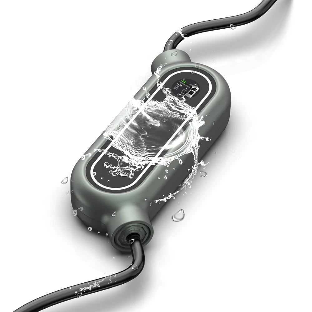 Домашна употреба 11kw зарядно устройство EV кабел за зареждане 16amp режим 2 ниво 2 електрически Phev кола EV зарядно за VW Tesla BYD